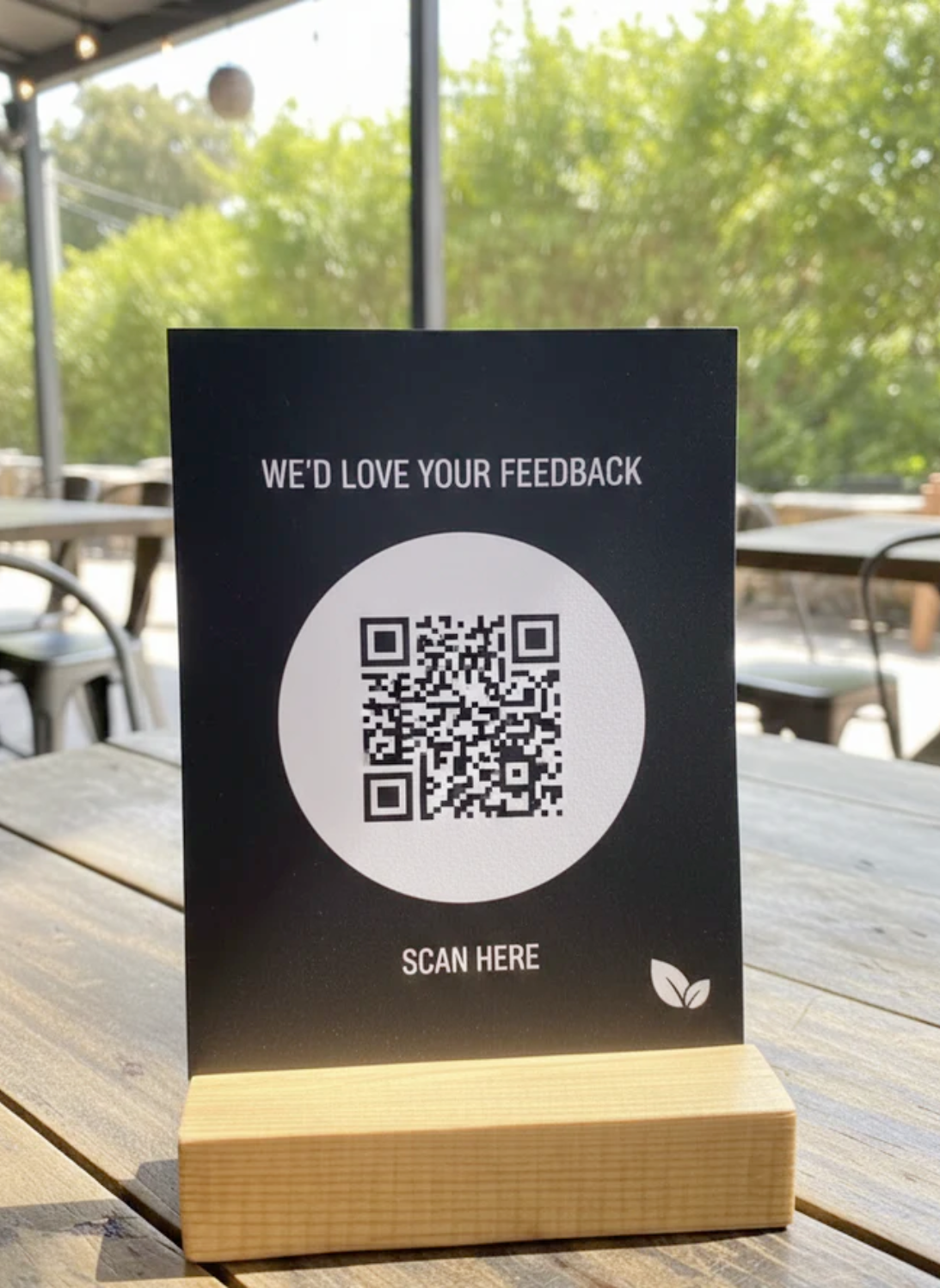 NFC Wooden Custom Display Stand