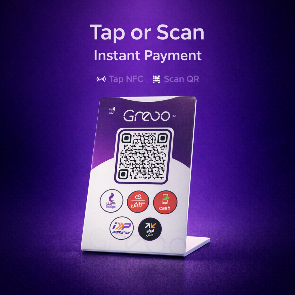 Social Media Display Stand 3 Instant Payment Display Stand