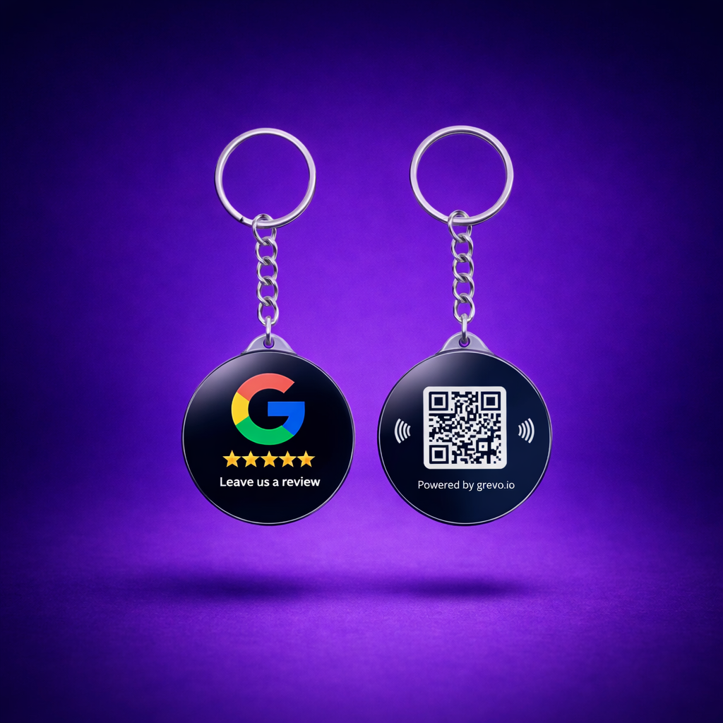 NFC Epoxy Keychain