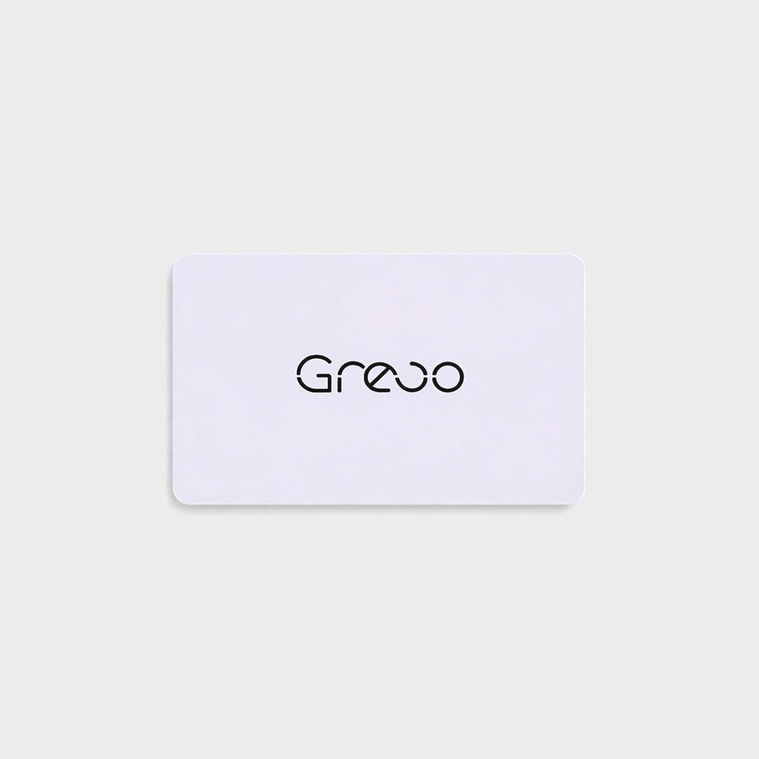 Grevo NFC Digital Business Card, Tap to Share Contact Info and Social Media, Compatible with Smartphones, Black and White